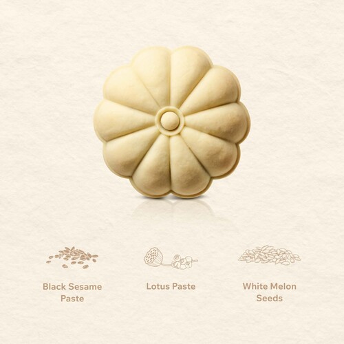 Premium Mooncake - Pumpkin Black Sesame